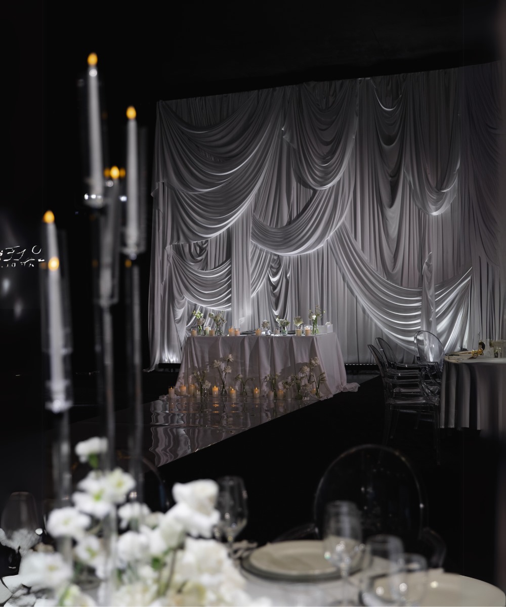 Backdrops, room and ceiling draping